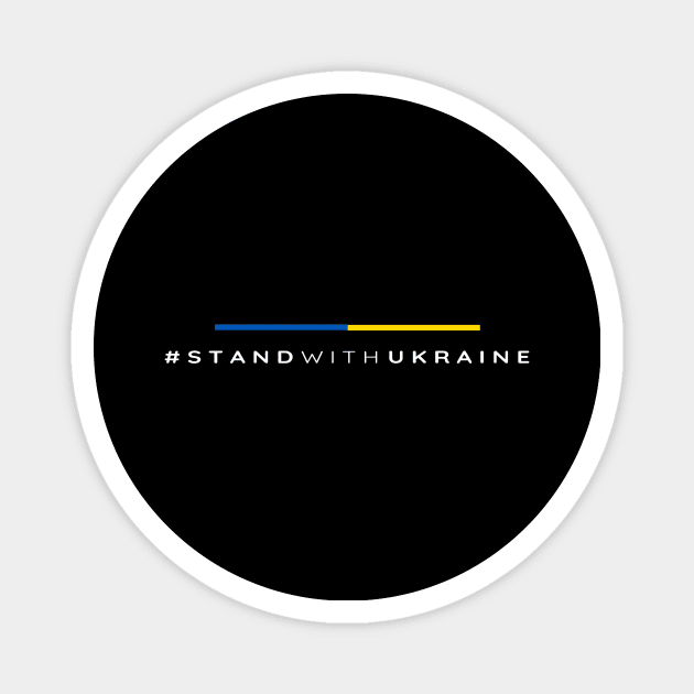 Stand With Ukraine Magnet by Yasna